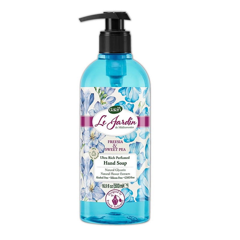 dalan_le_jardin_mydlo_do_rak_w_plynie_frezja_slodki_groszek_500ml