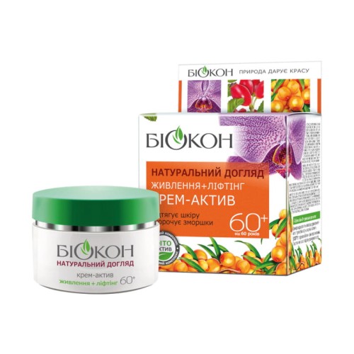Biokon Krem do twarzy 60+ odzywienie i lifting 50ml