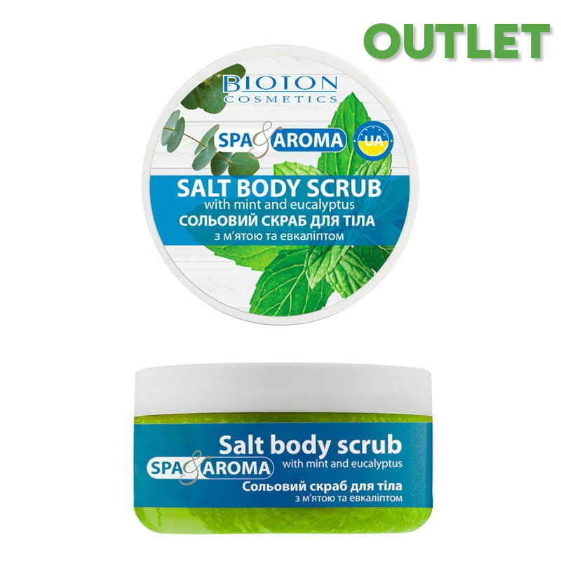 Peeling solny do ciała z miętą i eukaliptusem Spa&Aroma