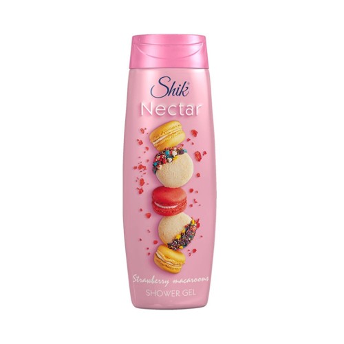 Shik Nectar Żel pod prysznic Strawberry Macaroons 400g.jpg