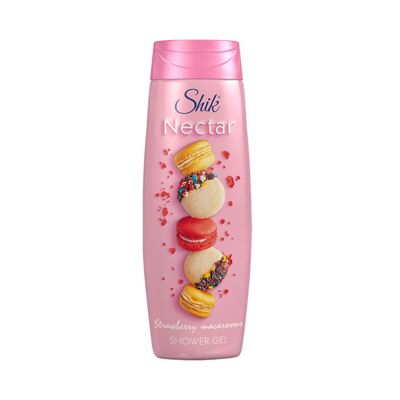 Shik Nectar Żel pod prysznic Strawberry Macaroons 400g.jpg