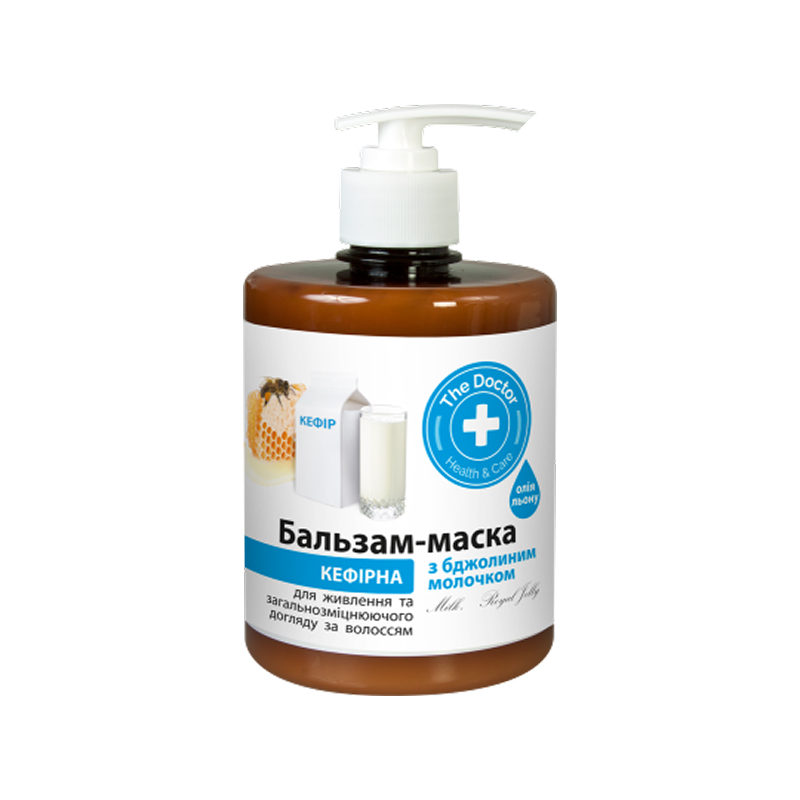 The Doctor Balsam-Maska do wlosow Kefir Mleczko Pszczele 500ml.jpg