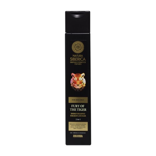 Natura Siberica Szampon energetyzujący 2w1 Fury of the Tiger 250ml