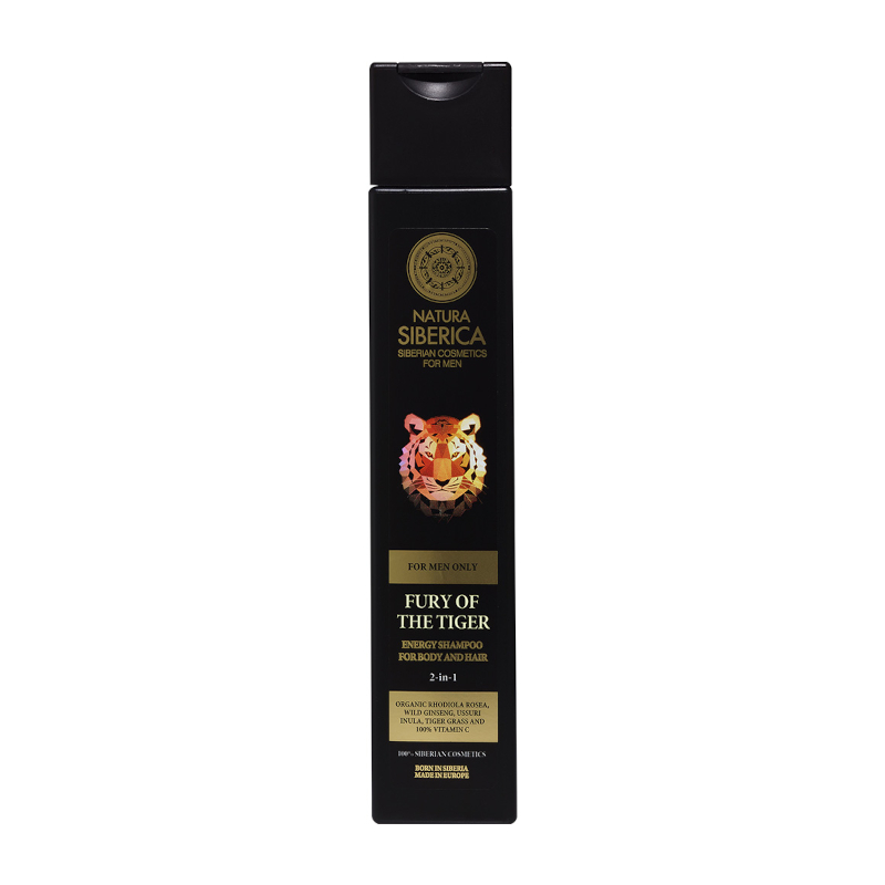 Natura Siberica Szampon energetyzujący 2w1 Fury of the Tiger 250ml