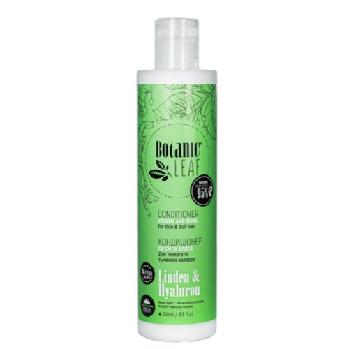 Botanic Leaf Odżywka dla cienkich i matowych włosów Objętośc i Blask 250ml.jpg