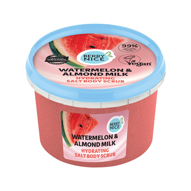 Berry Nice Nawilżający peeling solny arbuz mleko 250ml