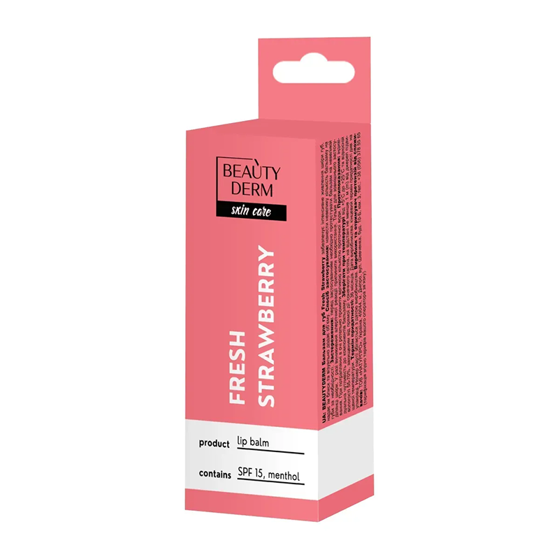 Beauty Derm Balsam do ust Fresh Strawberry 10ml opakowanie.png