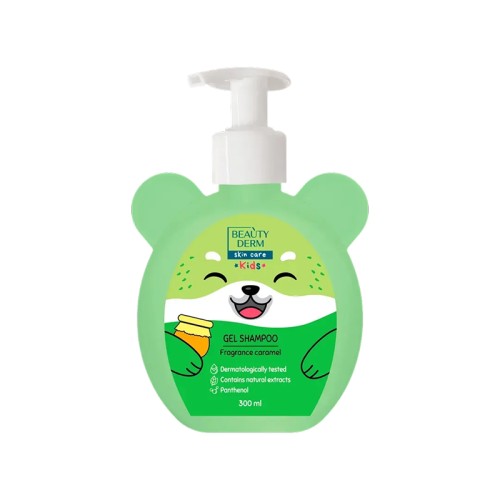 Beauty Derm Kids Żel Szampon 2w1 do włosów i ciała zapach karmelowy 300ml.jpg