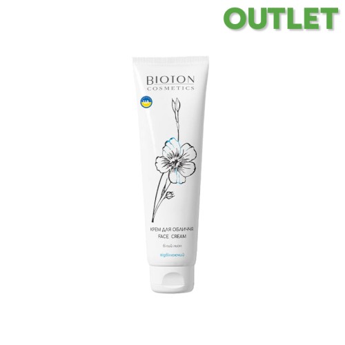 OUTLET Krem do twarzy z białym lnem - Bioton Cosmetics 100 ml.jpg
