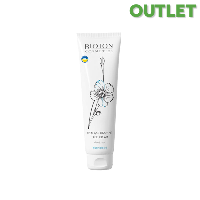 OUTLET Krem do twarzy z białym lnem - Bioton Cosmetics 100 ml.jpg