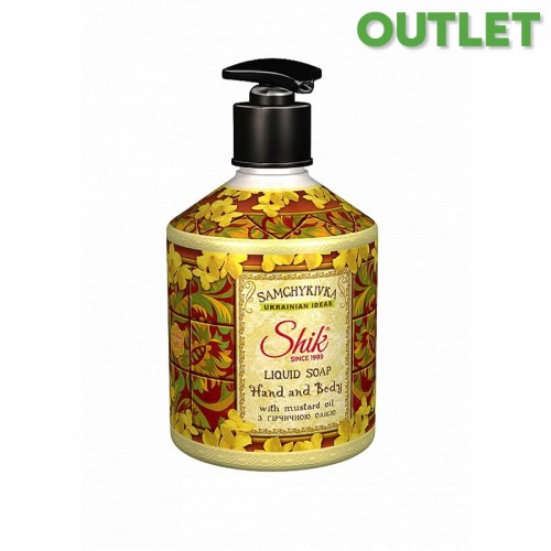 OUTLET Mydło w płynie do rąk i ciała Samchykivka z olejem gorczycowym - Shik 500g.jpg