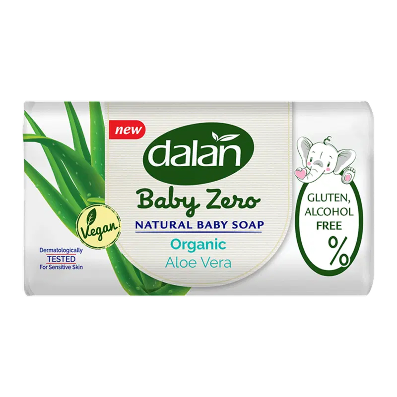 Mydło dla dzieci z organicznym aloesem Dalan Baby Zero 90 g.jpg