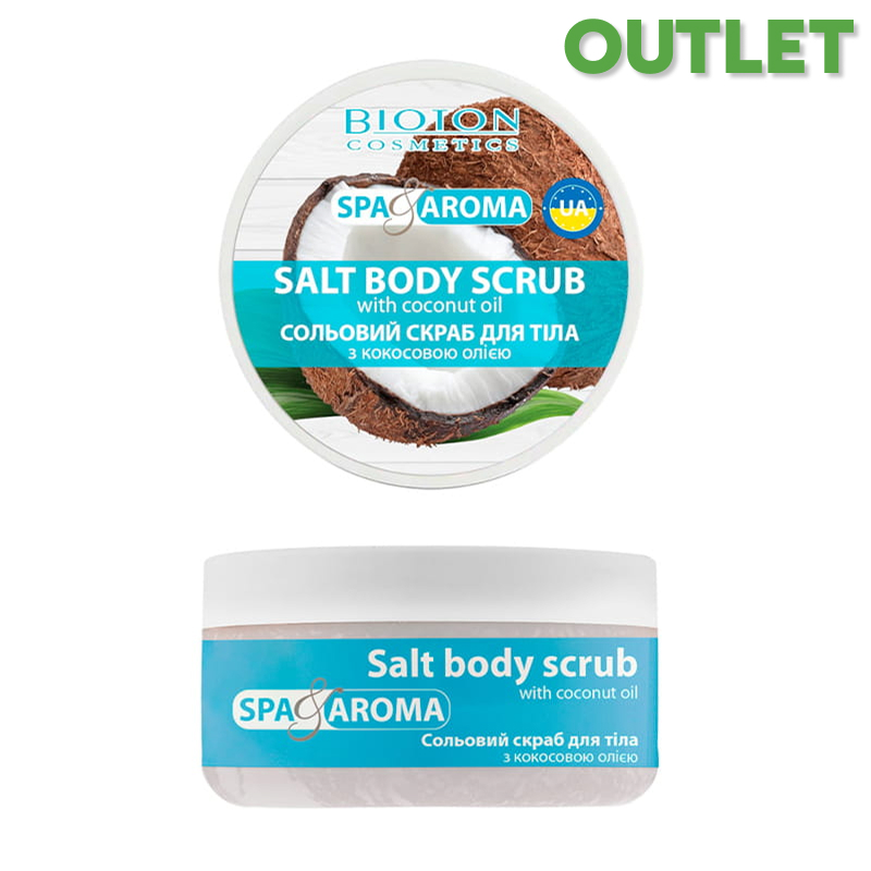 OUTLET Peeling solny do ciała z olejem kokosowym Spa&Aroma - Bioton 250ml.jpg